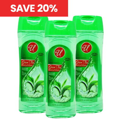 Body Wash - Green Tea & Cucumber, 12 oz