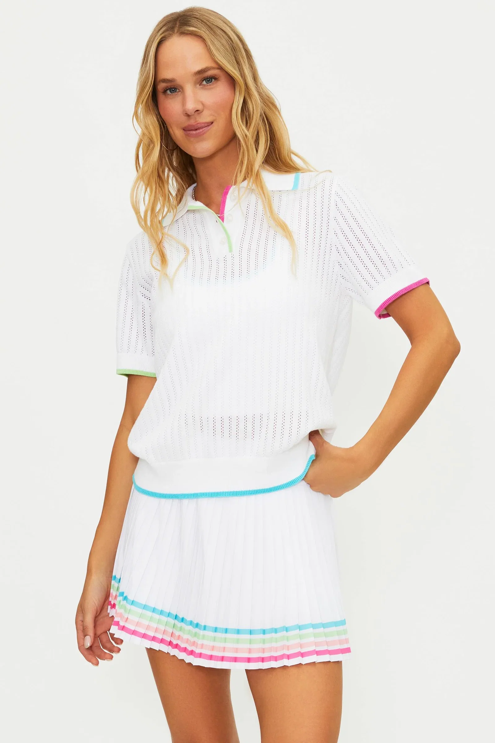 Image of Sia Top Hibiscus Cove White