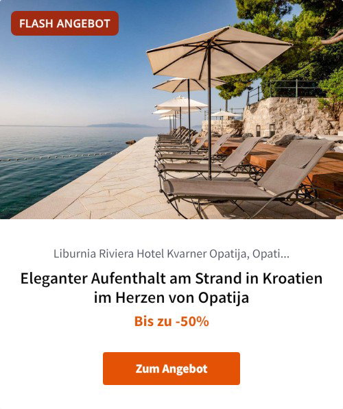 Eleganter Aufenthalt am Strand in Kroatien im Herzen von Opatija