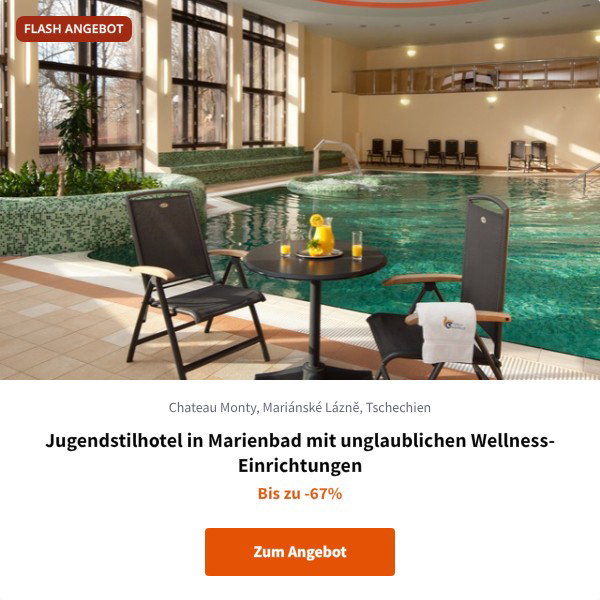 Jugendstilhotel in Marienbad mit unglaublichen Wellness-Einrichtungen