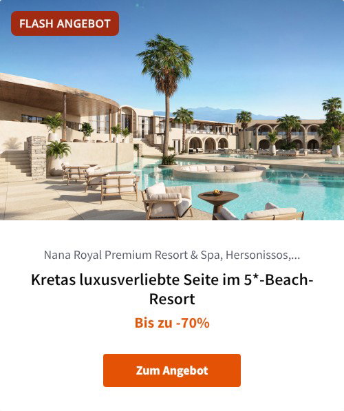Kretas luxusverliebte Seite im 5*-Beach-Resort