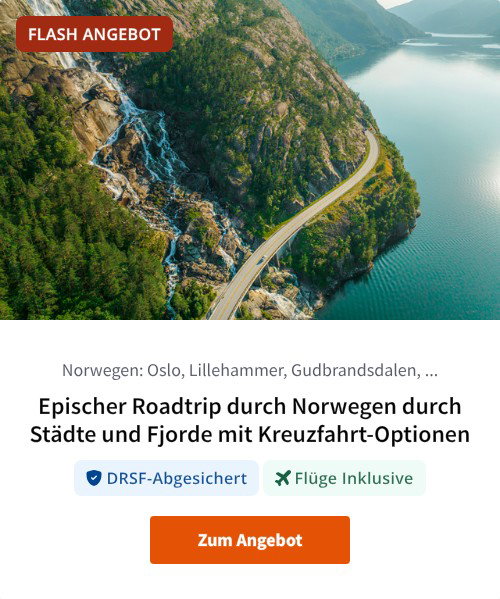 Epischer Roadtrip durch Norwegen durch Städte und Fjorde mit Kreuzfahrt-Optionen