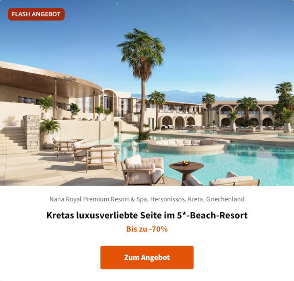 Kretas luxusverliebte Seite im 5*-Beach-Resort