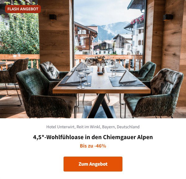 4,5*-Wohlfühloase in den Chiemgauer Alpen
