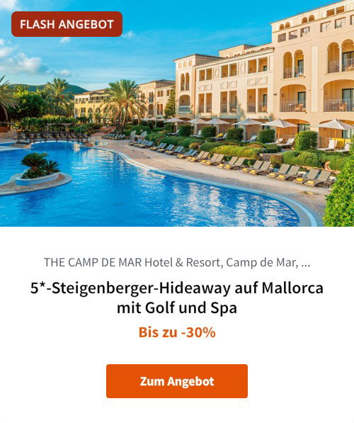 5*-Steigenberger-Hideaway auf Mallorca mit Golf und Spa