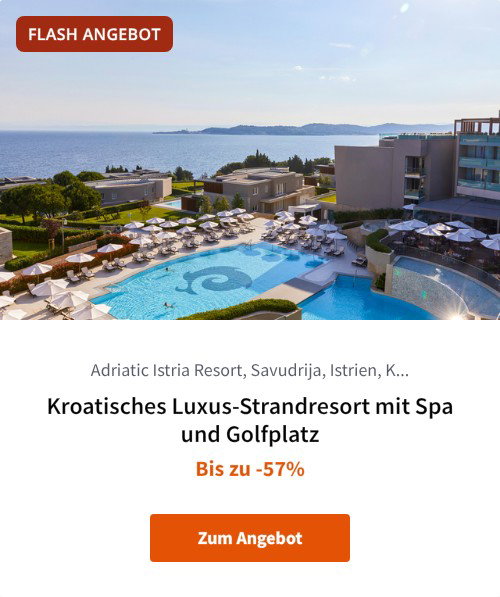 Kroatisches Luxus-Strandresort mit Spa und Golfplatz
