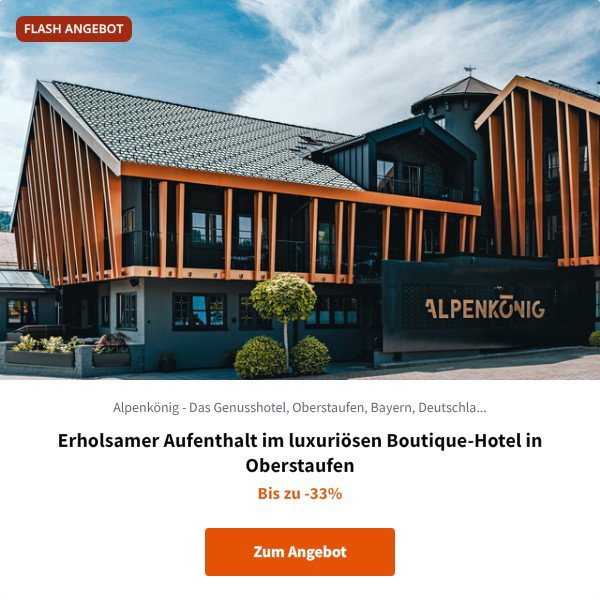 Erholsamer Aufenthalt im luxuriösen Boutique-Hotel in Oberstaufen