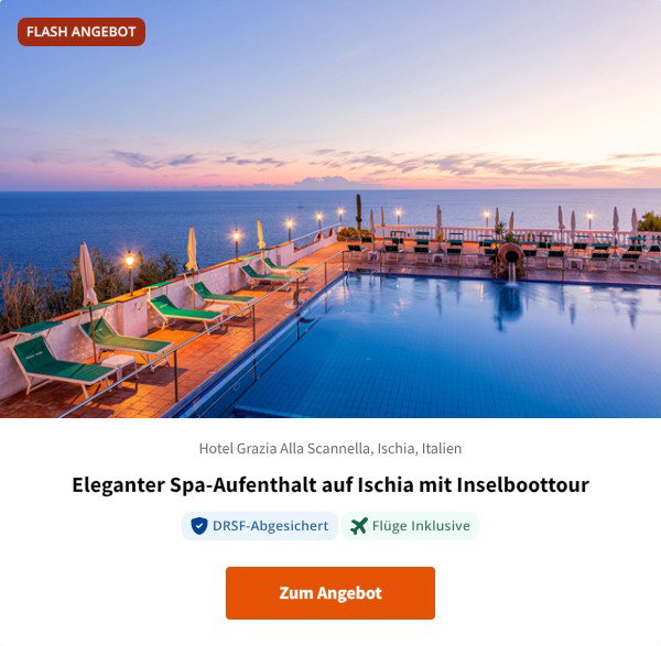 Eleganter Spa-Aufenthalt auf Ischia mit Inselboottour