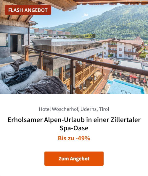 Erholsamer Alpen-Urlaub in einer Zillertaler Spa-Oase