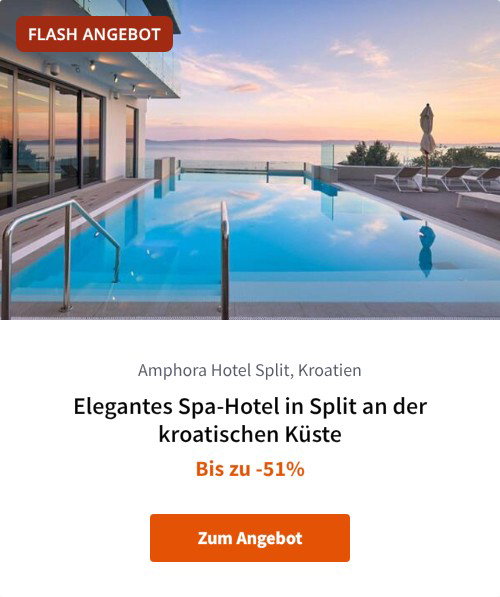 Elegantes Spa-Hotel in Split an der kroatischen Küste