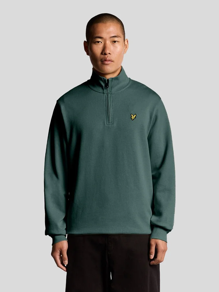 Everyday 1/4 Zip Cotton Sweatshirt