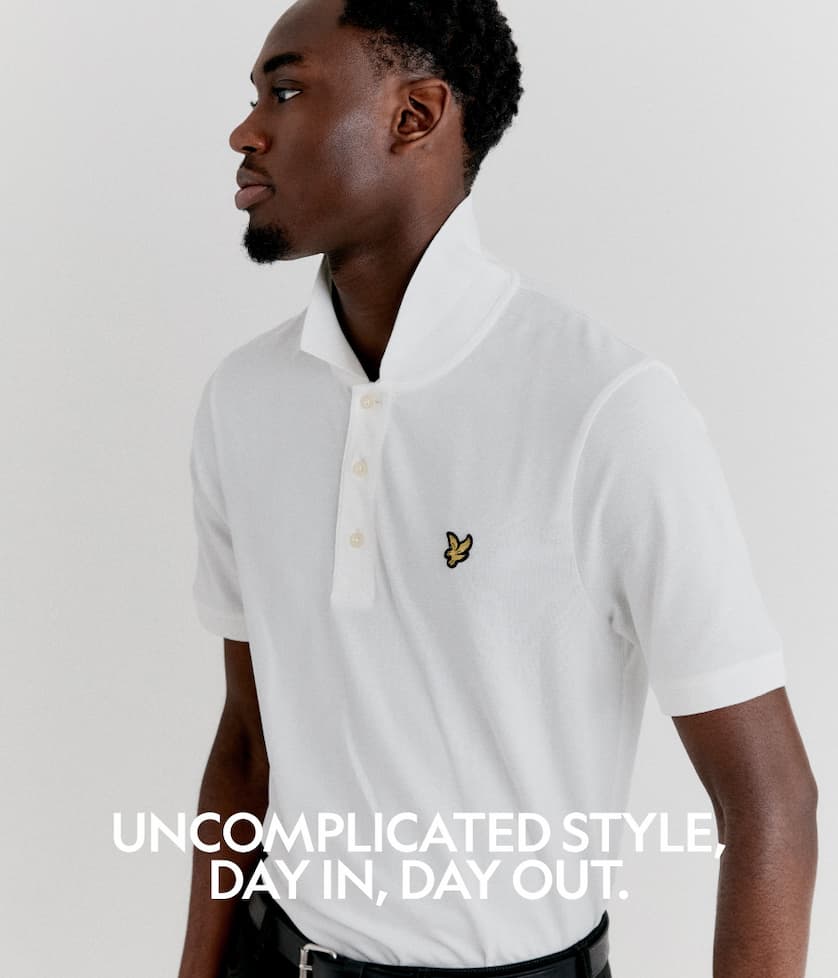 Model wearing an Everyday Cotton Polo Shirt
