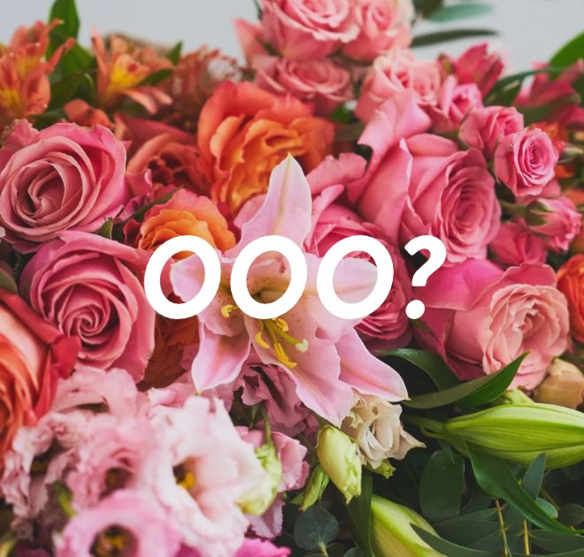 Order flowers by 5 PM ET for Saturday delivery.