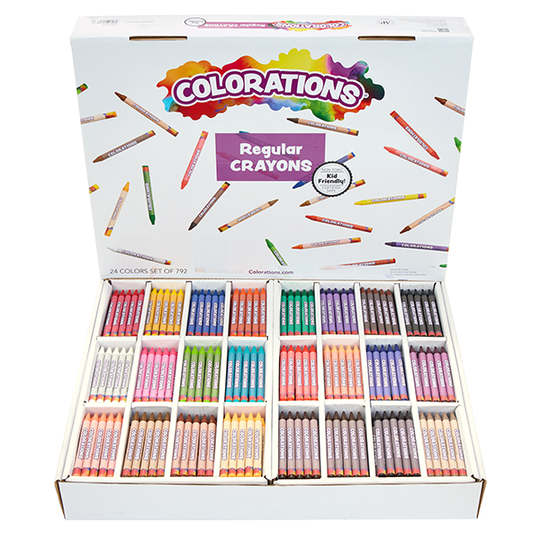 Colorations® Colors Like Me® Class Pack Regular Crayons - Set of 792