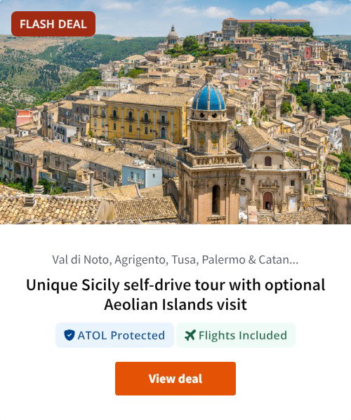 Unique Sicily self-drive tour with optional Aeolian Islands visit