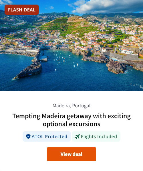 Tempting Madeira getaway with exciting optional excursions