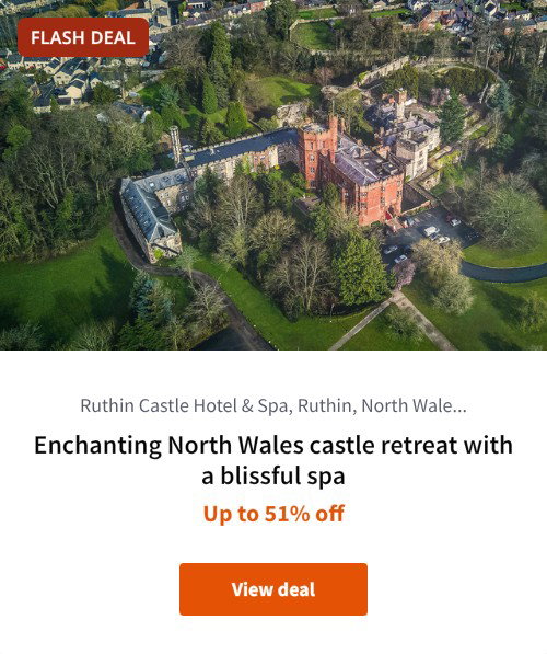 Enchanting North Wales castle retreat with a blissful spa