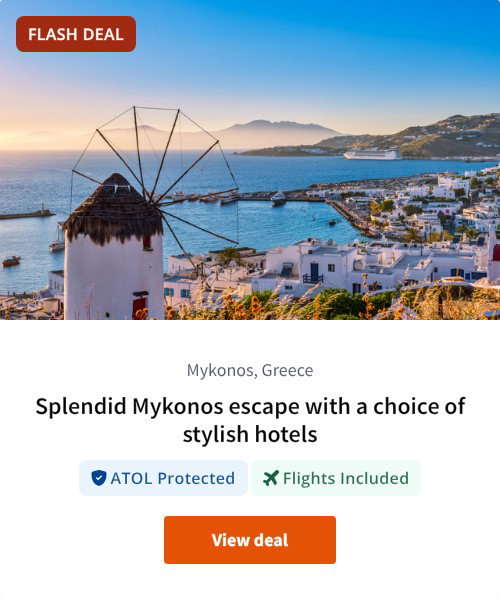 Splendid Mykonos escape with a choice of stylish hotels