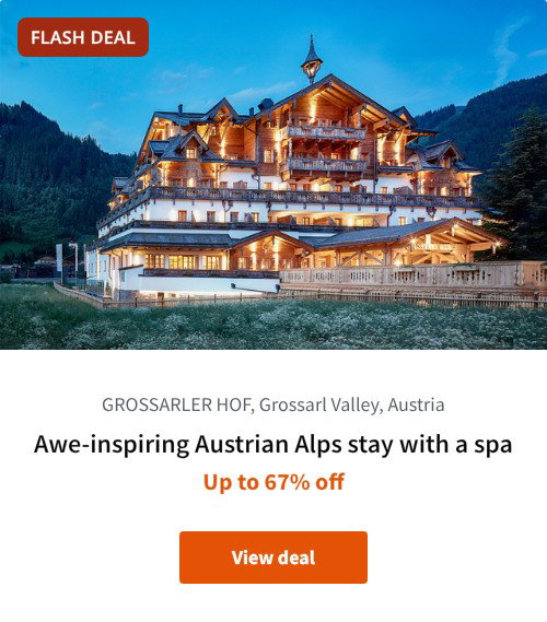 Awe-inspiring Austrian Alps stay with a spa