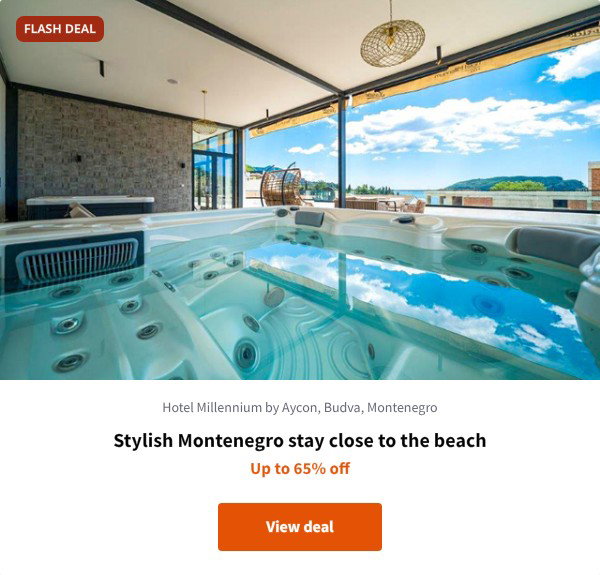 Stylish Montenegro stay close to the beach