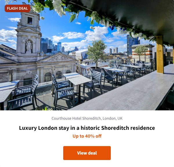 Luxury London stay in a historic Shoreditch residence