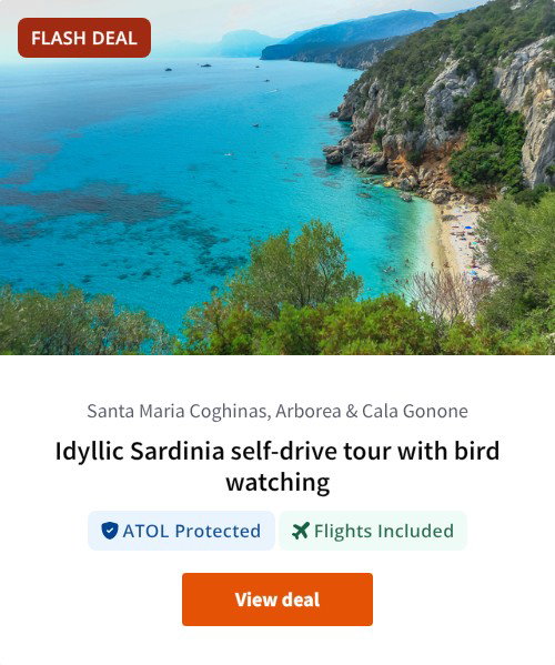 Idyllic Sardinia self-drive tour with bird watching