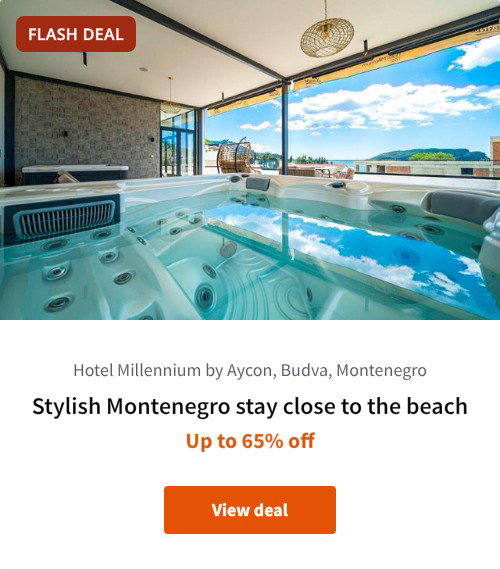 Stylish Montenegro stay close to the beach