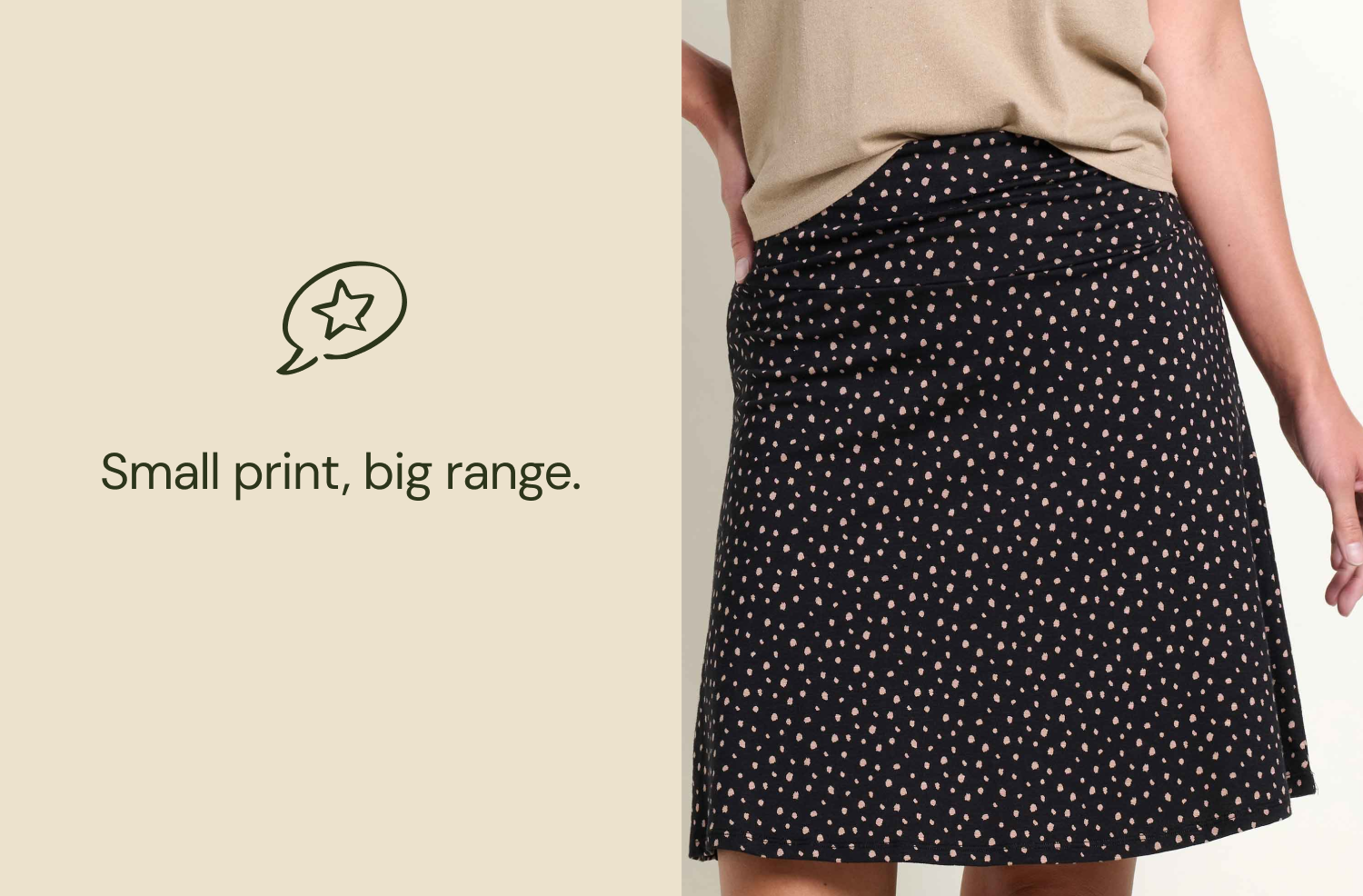 Shop Chaka in Black Ditsy Dot Print