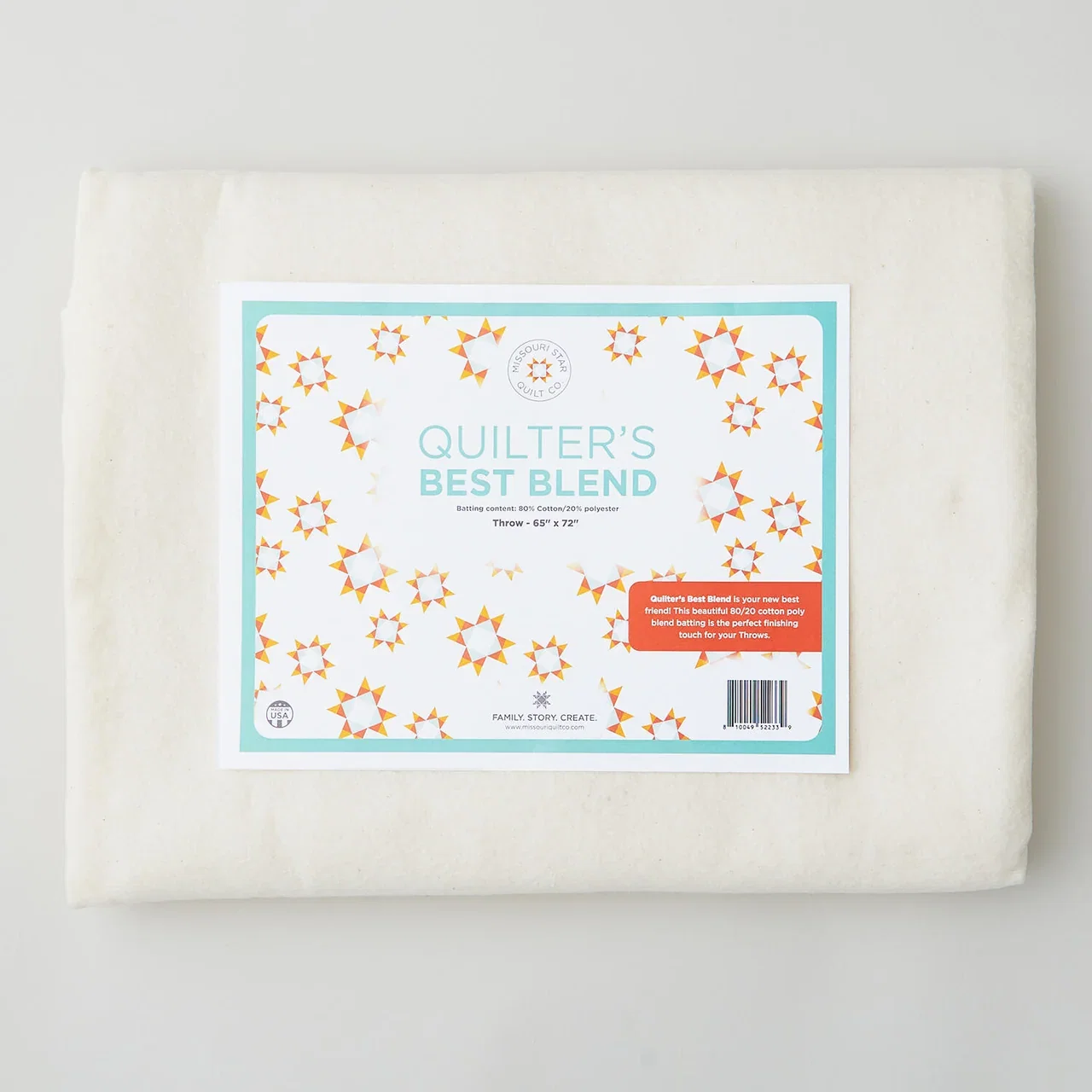 Missouri Star Quilter's Best Blend Throw Batting