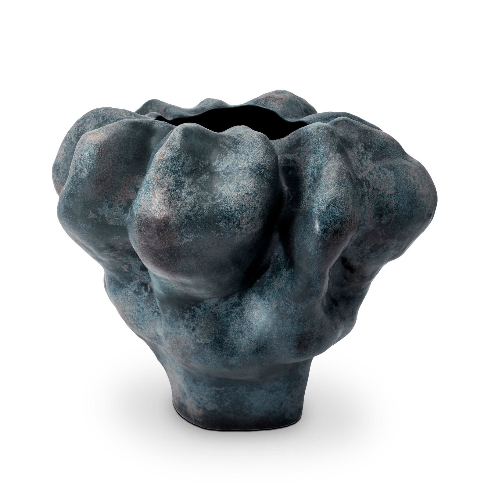 Image of Timna Vase - Short - Aged Iron