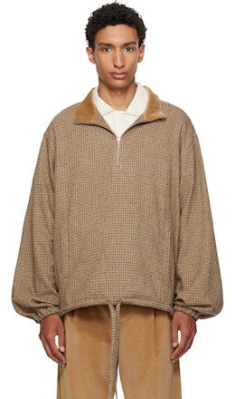 Brown Miles Pullover Sweater - Cawley