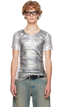 SSENSE Exclusive Khaki & White Moutflage T-shirt - SECONDA