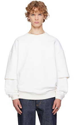 White SSENSE Exclusive Luna Sweatshirt - SECONDA