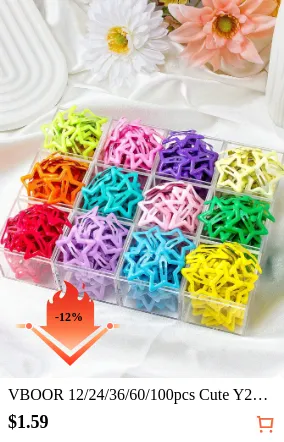 VBOOR 12/24/36/60/100pcs Cute Y2K...