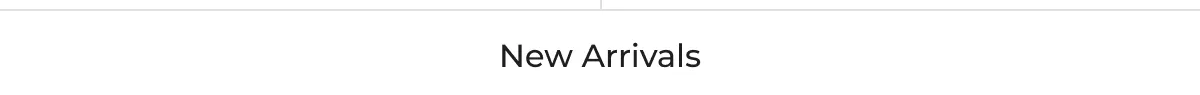 Shop New Arrivals