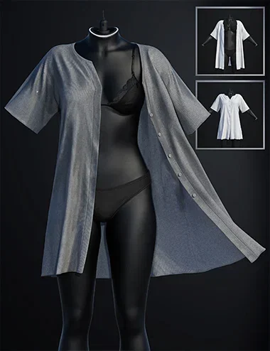 dForce SU Everyday Pajamas for Genesis 9
