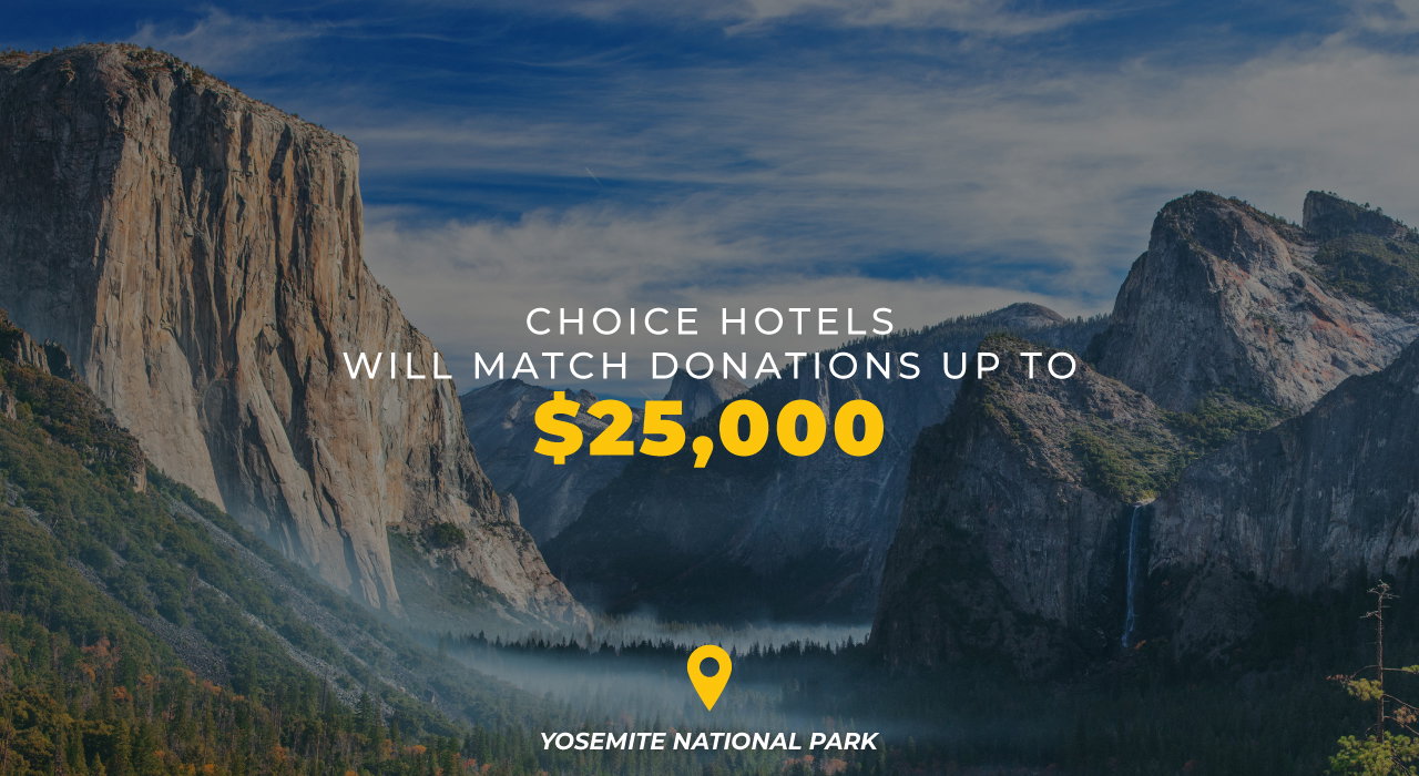 Choice Hotels will match member donations up to $25,000