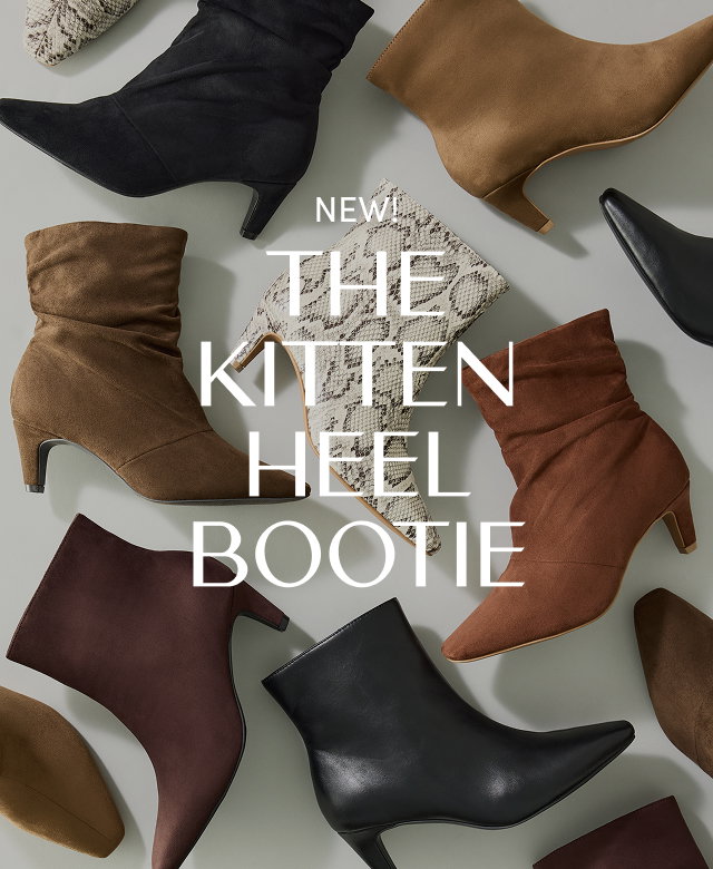 NEW! The Kitten Heel Bootie