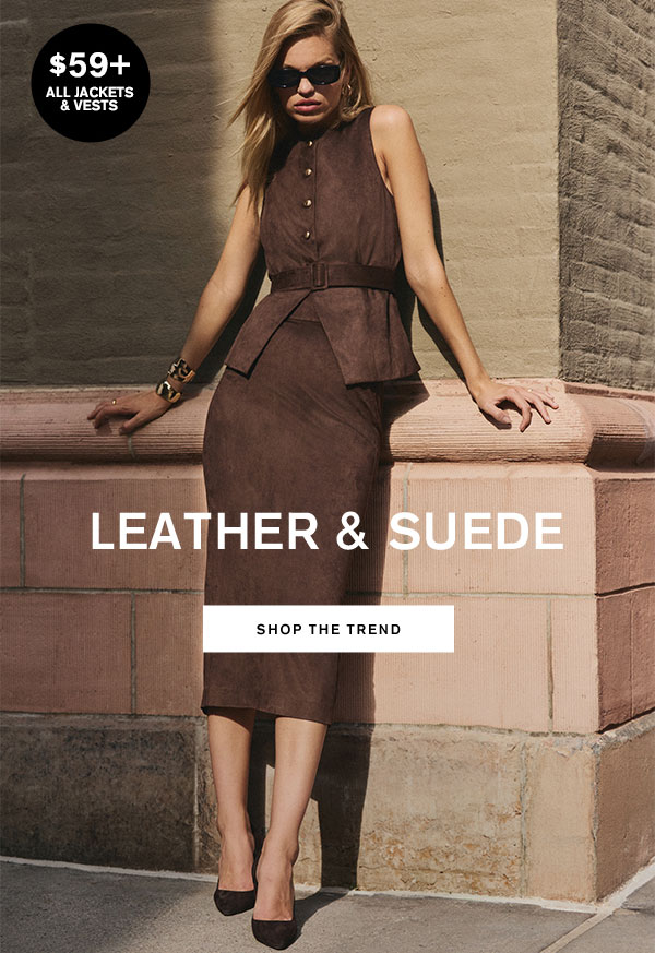 Shop Womens Leather and Suede