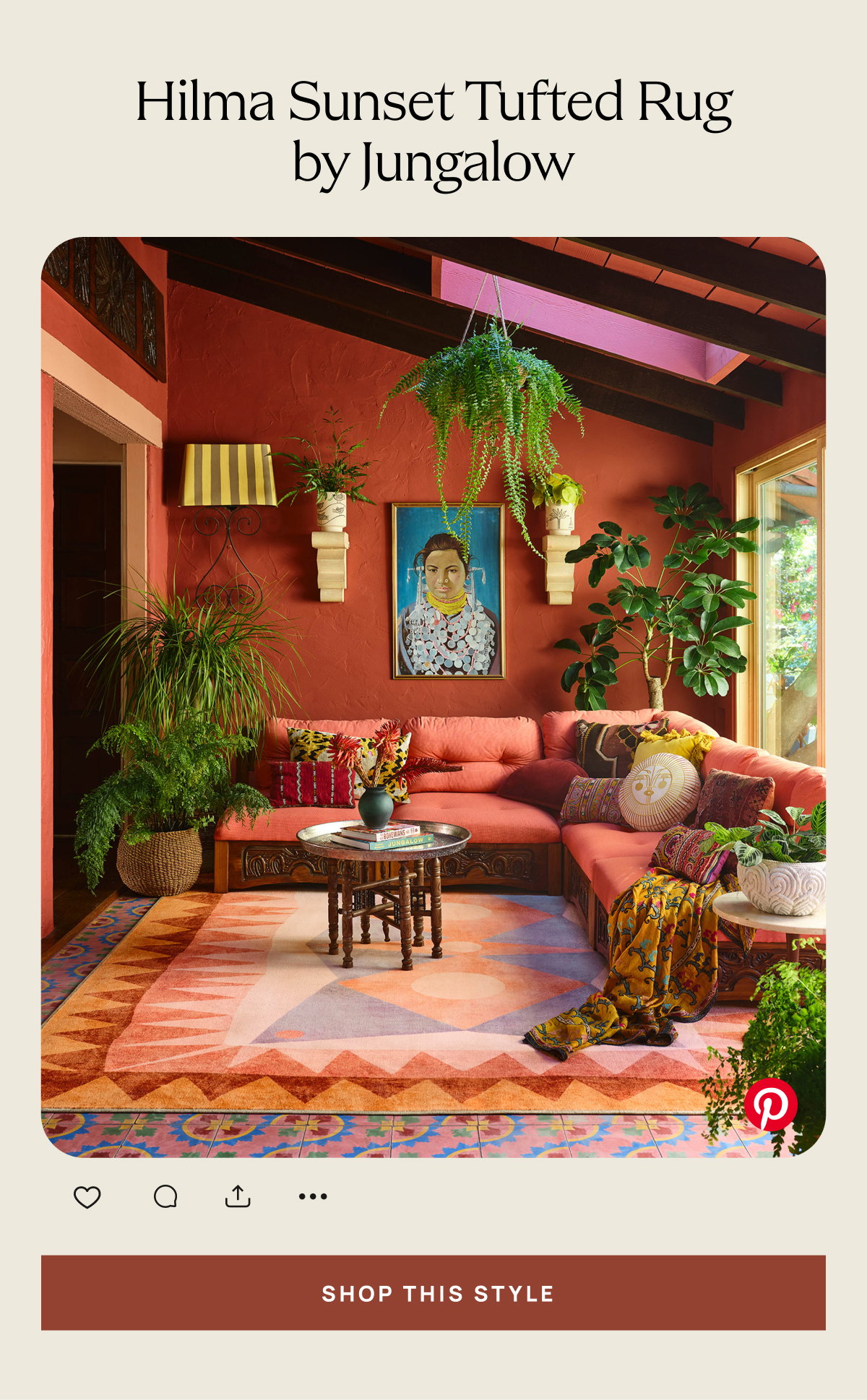 Hilma Sunset Tufted Rug  | Shop This Style 