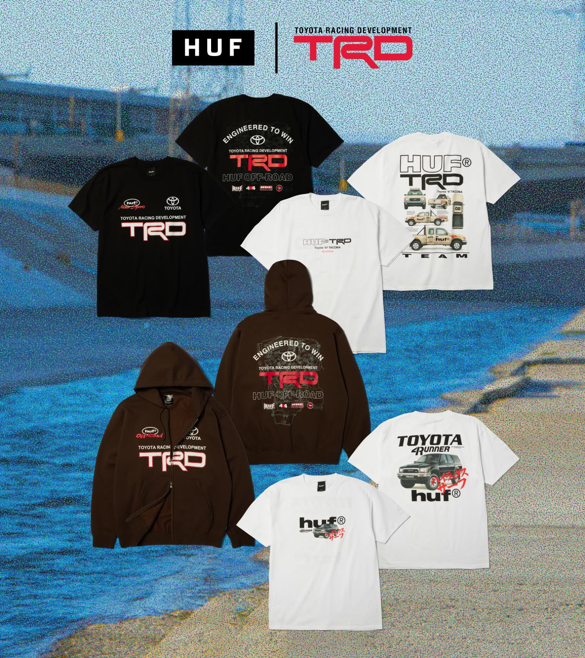 Shop huf x TRD with all new graphic tees and hoodies
