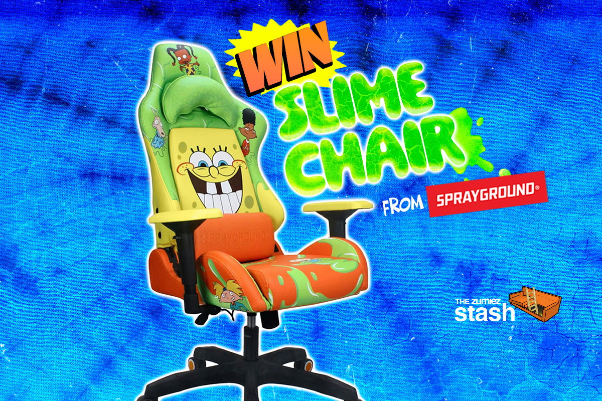 Win a Sprayground Spongebob Slime Gaming Chair! Download the Zumiez App on the Google Play Store or the iOS store to enter.