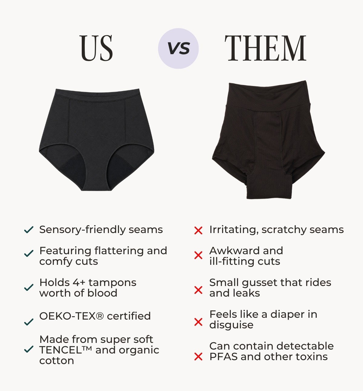 US VS THEM? NO CONTEST.