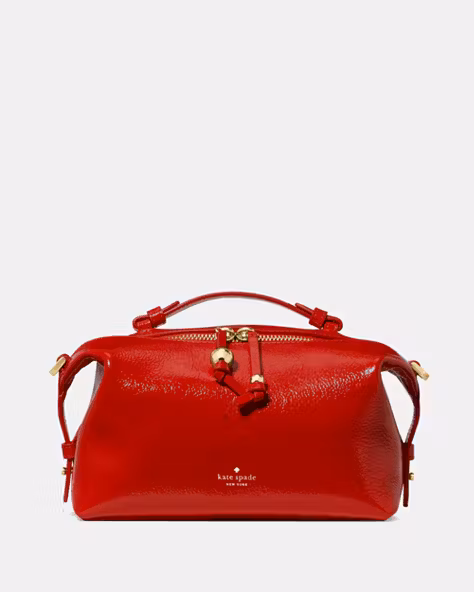 Billie Shiny Leather Crossbody Bag