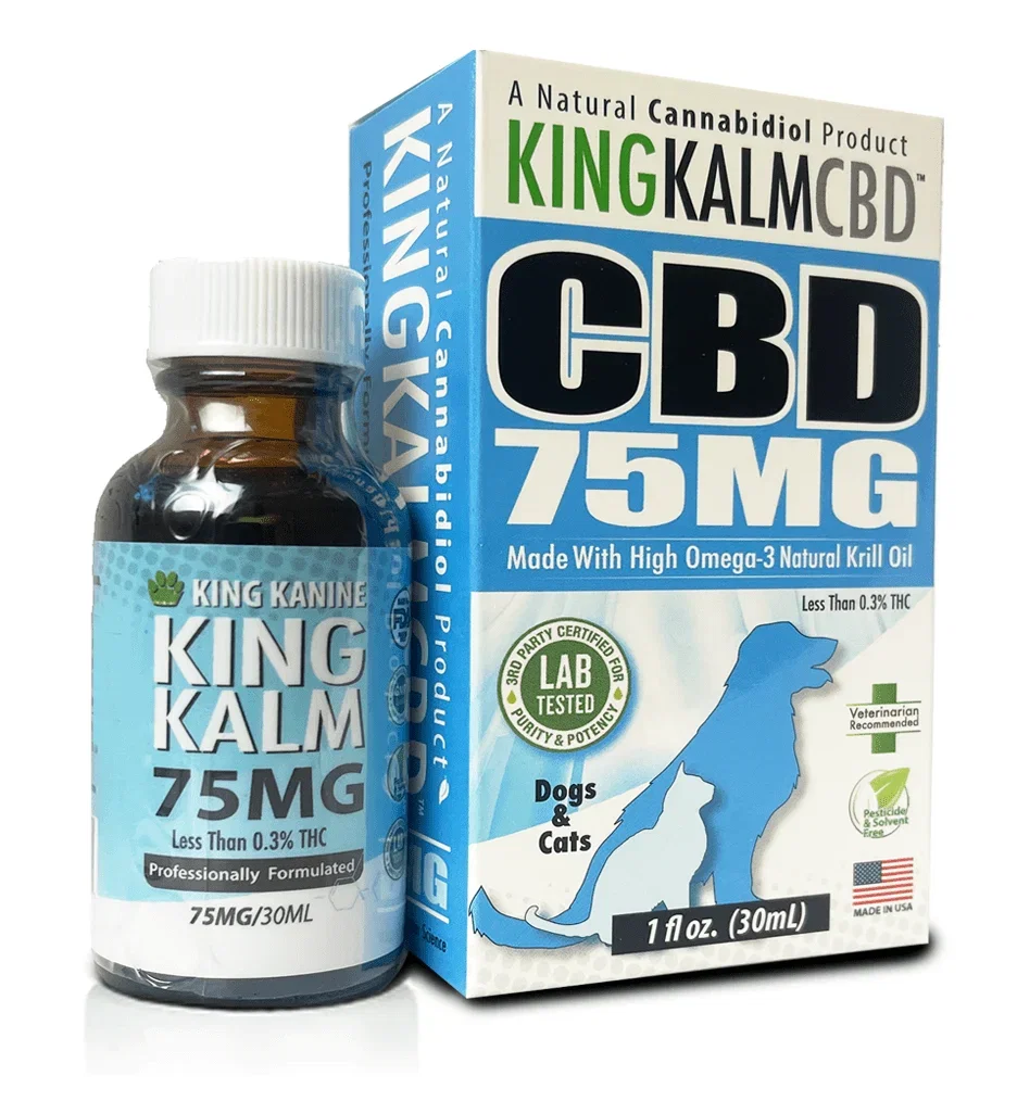 Image of KING KALM CBD 75mg - Cat & Small Dog Formula  20lbs or less