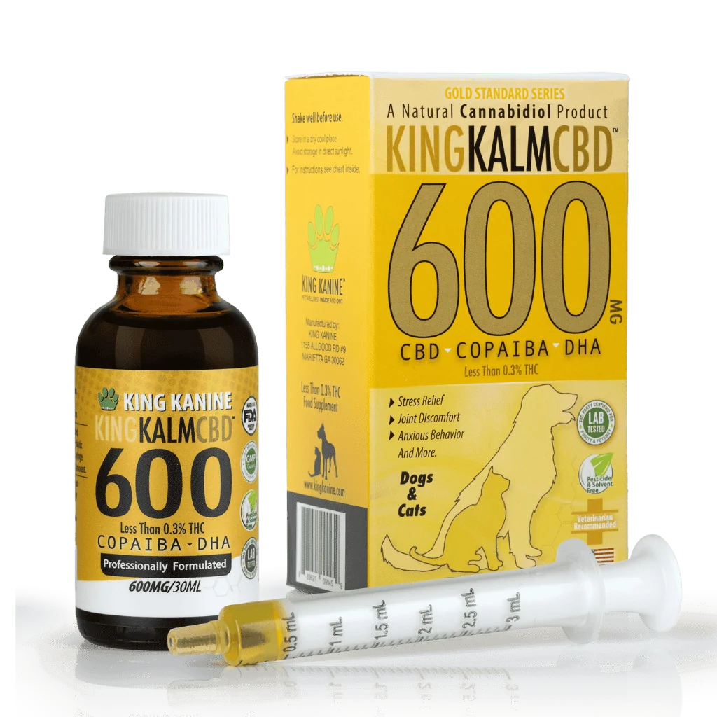 Image of KING KALM 600mg CBD with Copaiba, Krill Oil and DHA for Dogs & Cats