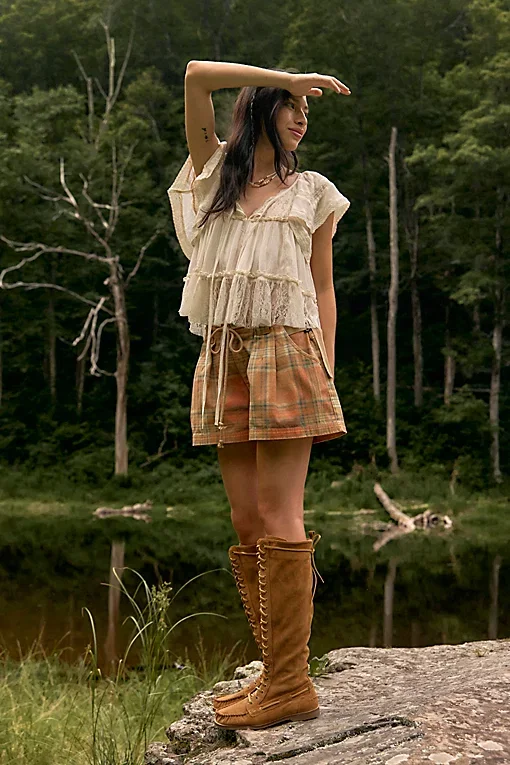 We The Free Julien Plaid Chino Shorts