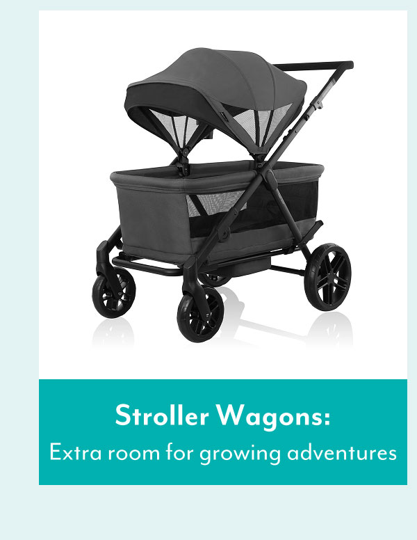 Stroller Wagons: Extra room for growing adventures