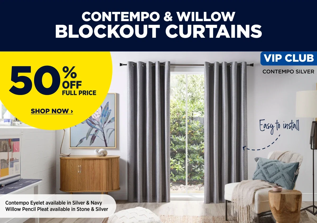 CONTEMPO & WILLOW BLOCKOUT CURTAINS