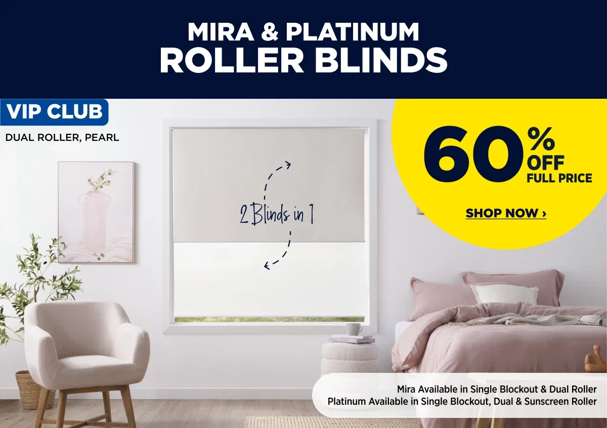 MIRA & PLATINUM ROLLER BLINDS